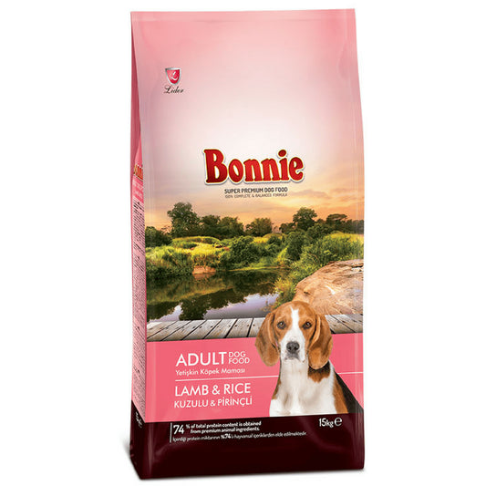 Bonnie Dog food Lamb and Rice 15 kg