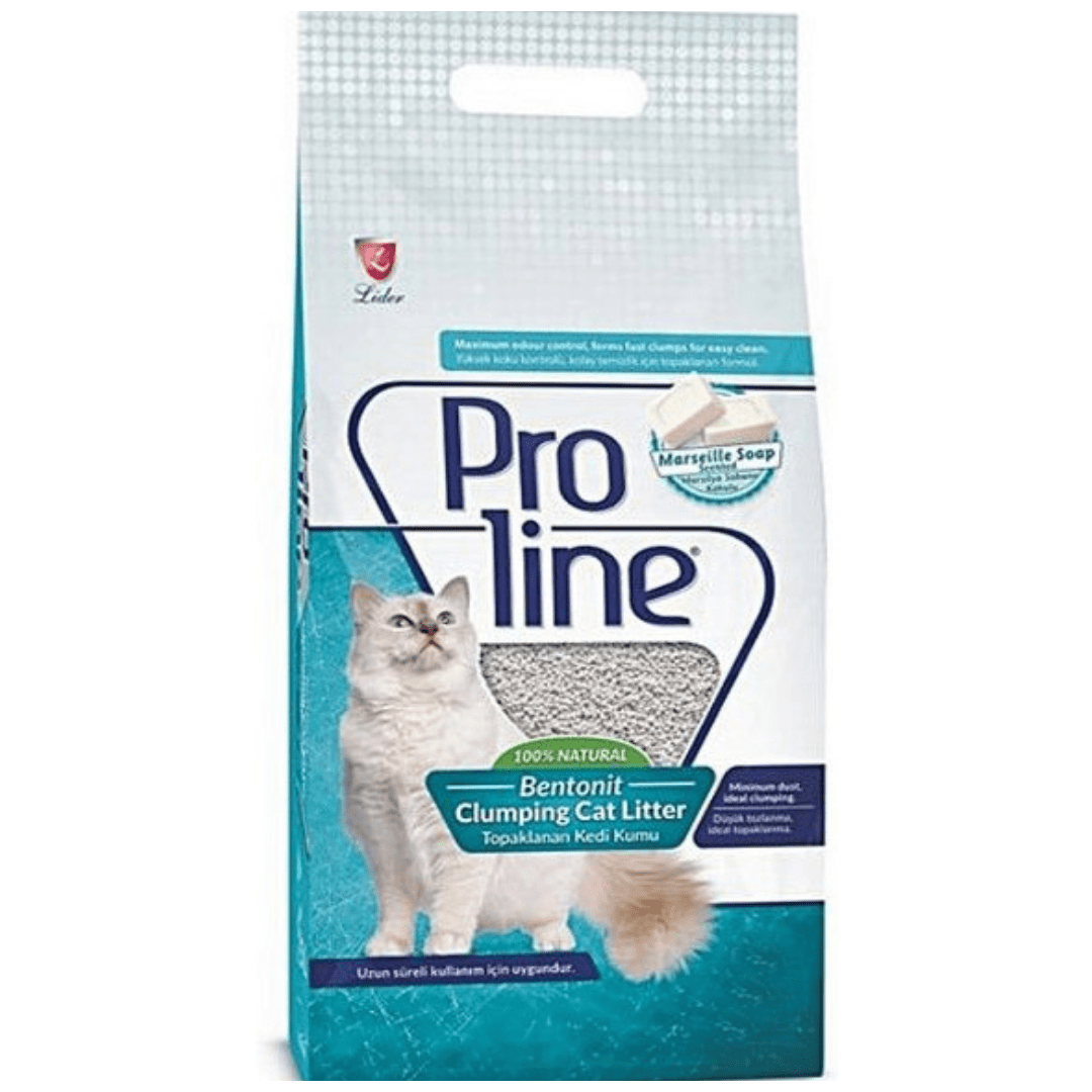 Proline Bentonite Clumping Cat Litter 10L Marseille Soap