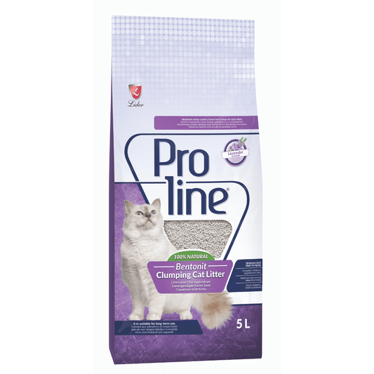 Proline Bentonite Clumping Cat Litter 5L Lavender